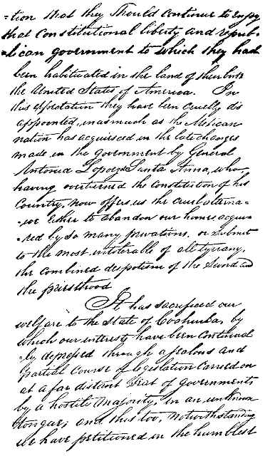 Texas Declaration of Independence 4